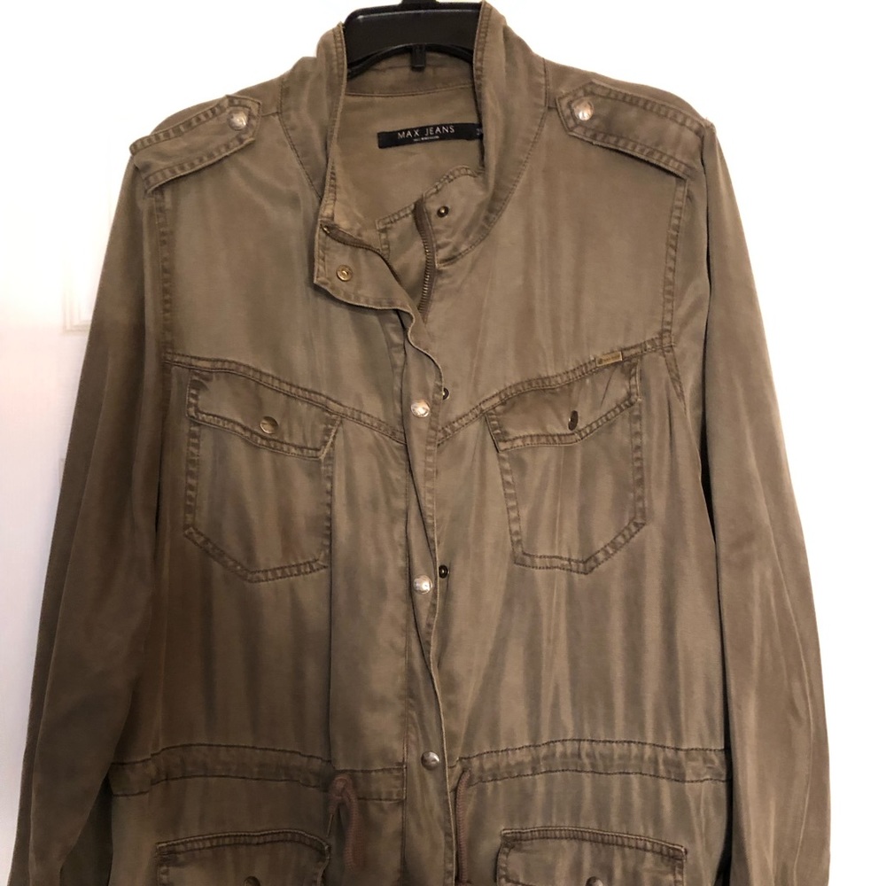Olive green jacket 2x